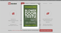 Desktop Screenshot of ksstavebni.cz